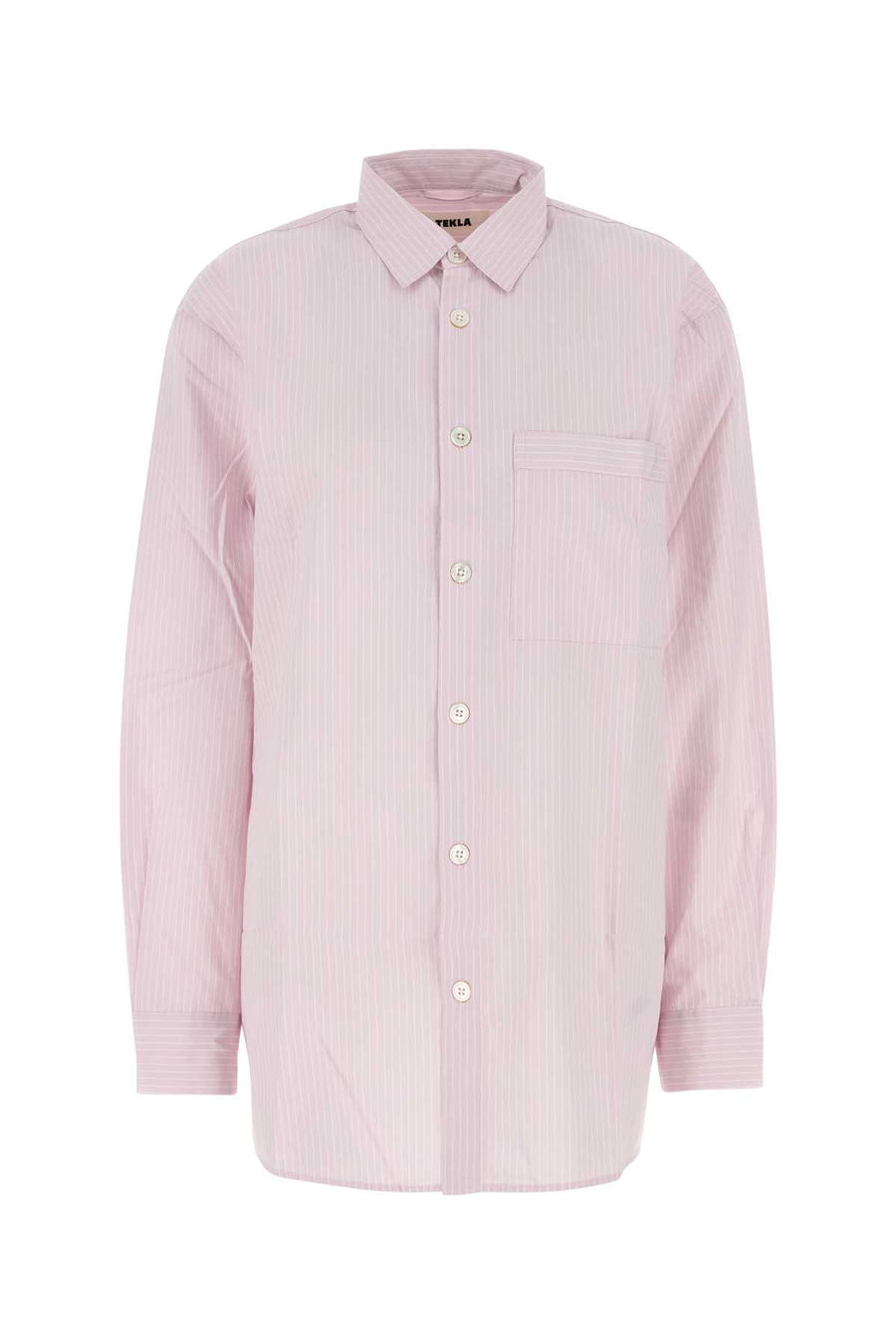 Tekla Pyjamas 100% Organic cotton shirt in pink
