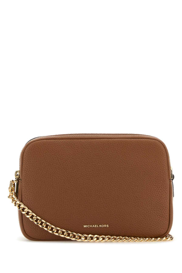 Michael By Michael Kors Dblzp 100% cow leather shoulder bag in brown