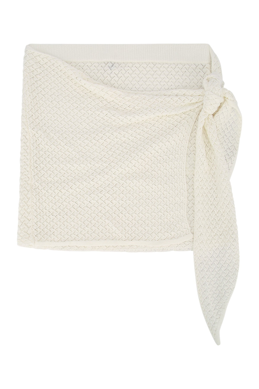 The Garment Wrap Cotton wrap skirt in white