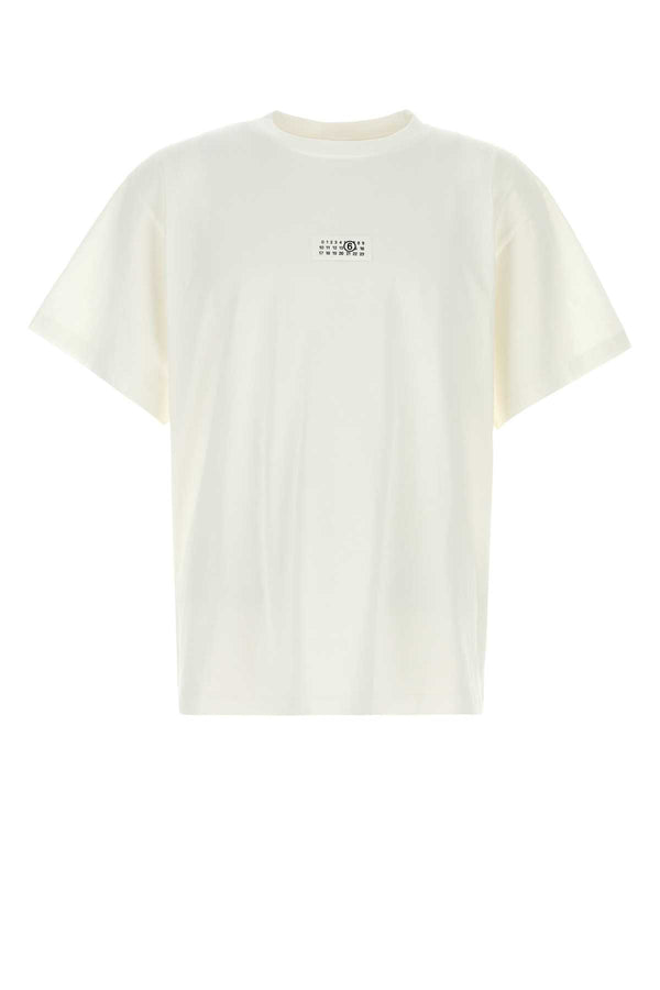 MM6 Maison Margiela 100% Cotton t-shirt in white