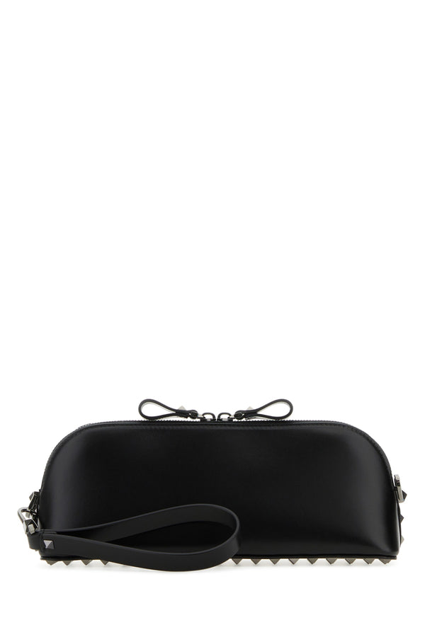 Valentino Garavani Leather clutch in black