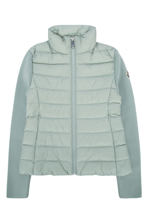 Moncler Jr Collar: 100% Polyamide/Nylon down jacket in gray