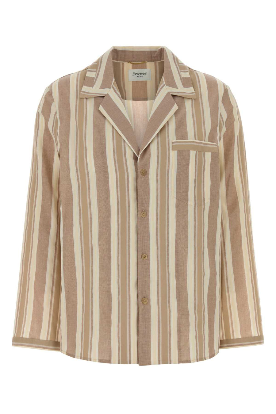 Saint Laurent 100% Cotton shirt in beige