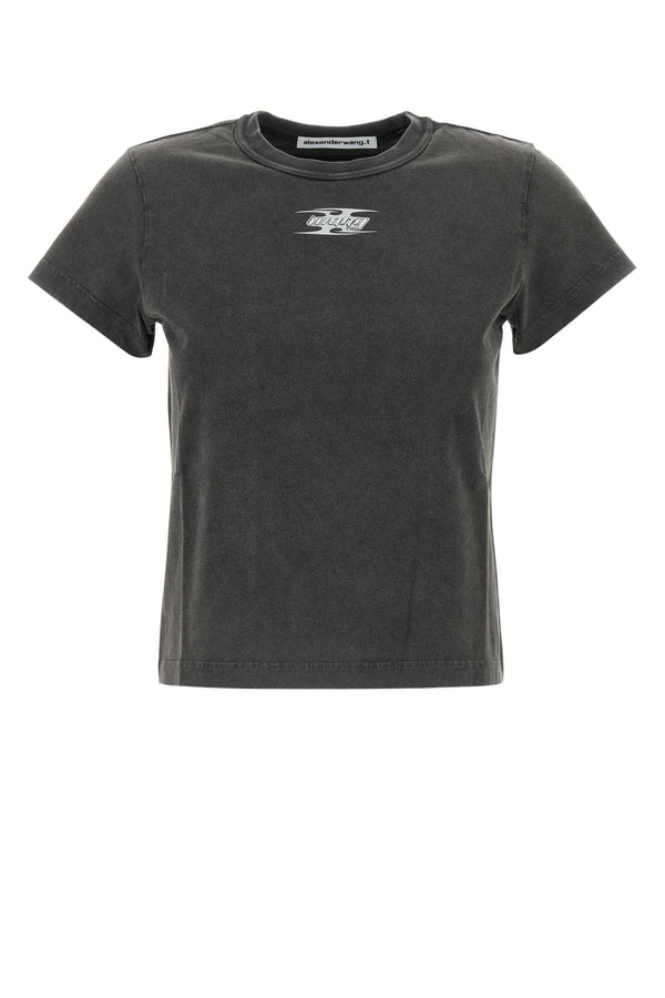 T By Alexander Wang 100% Cotton t-shirt in gray