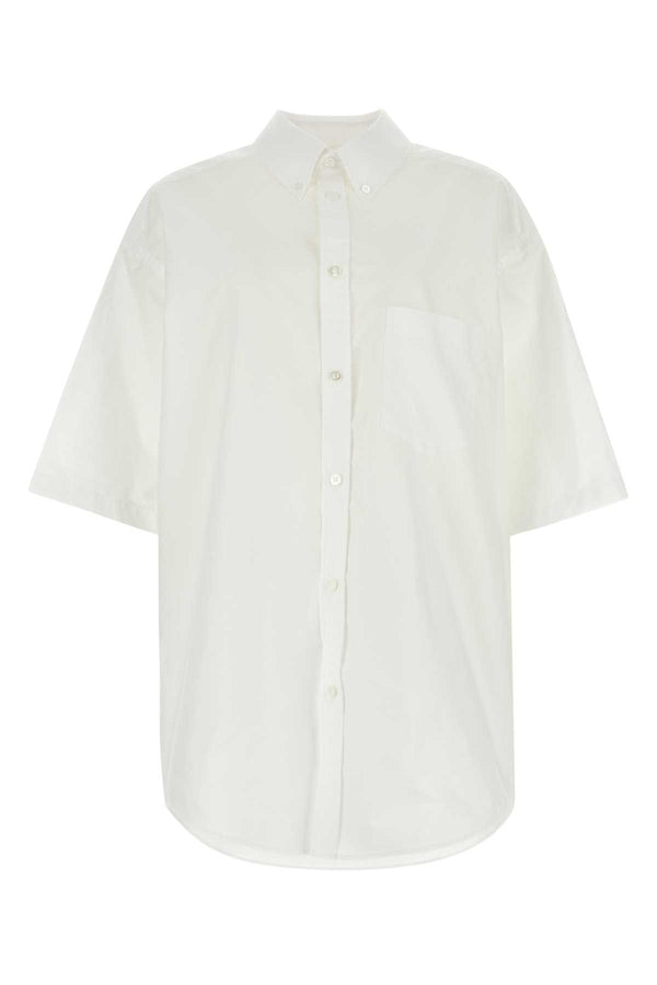 Balenciaga 100% Cotton shirt in white