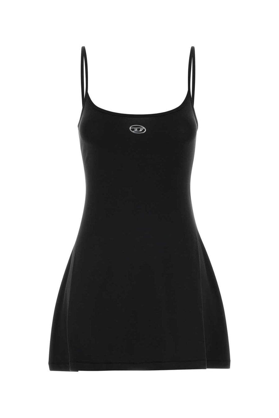 Diesel 95% Cotton mini dress in black
