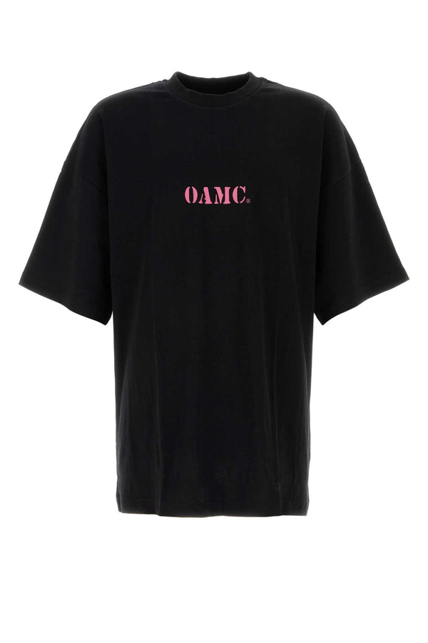 Oamc 100% Organic cotton t-shirt in black