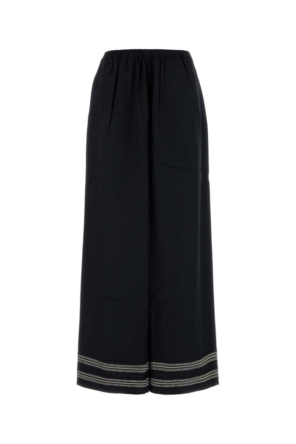 Bode Trouser 100% Viscose trousers in black