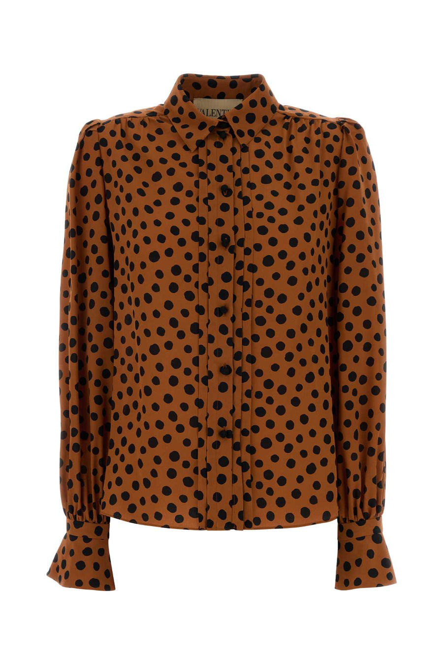 Valentino Garavani 100% Silk shirt in caramel