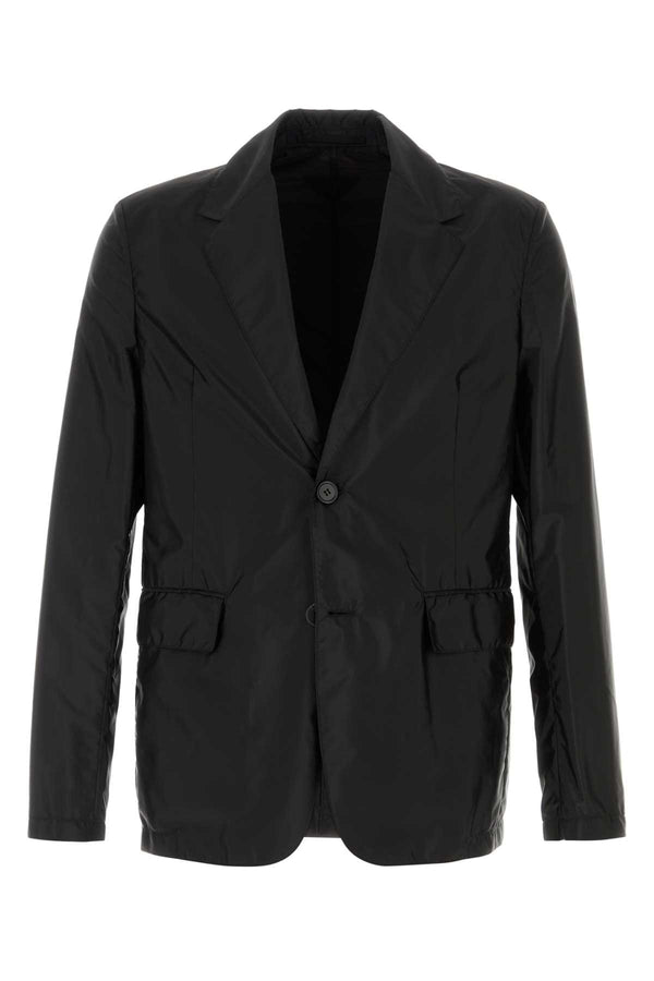 Prada 100% recycled polyamide (Re-Nylon) blazer in black