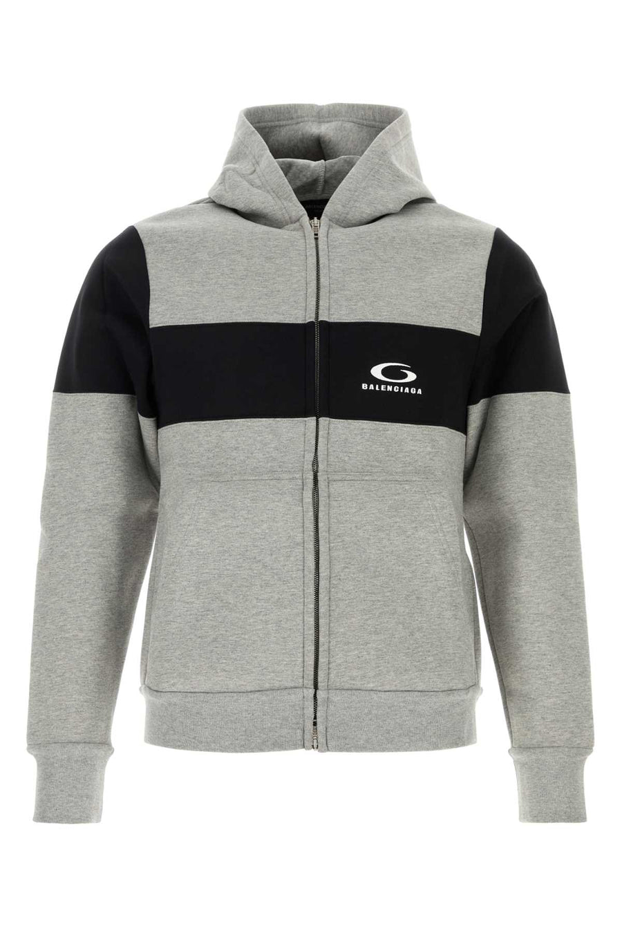 Balenciaga Hoodie 100% Cotton sweatshirt in gray