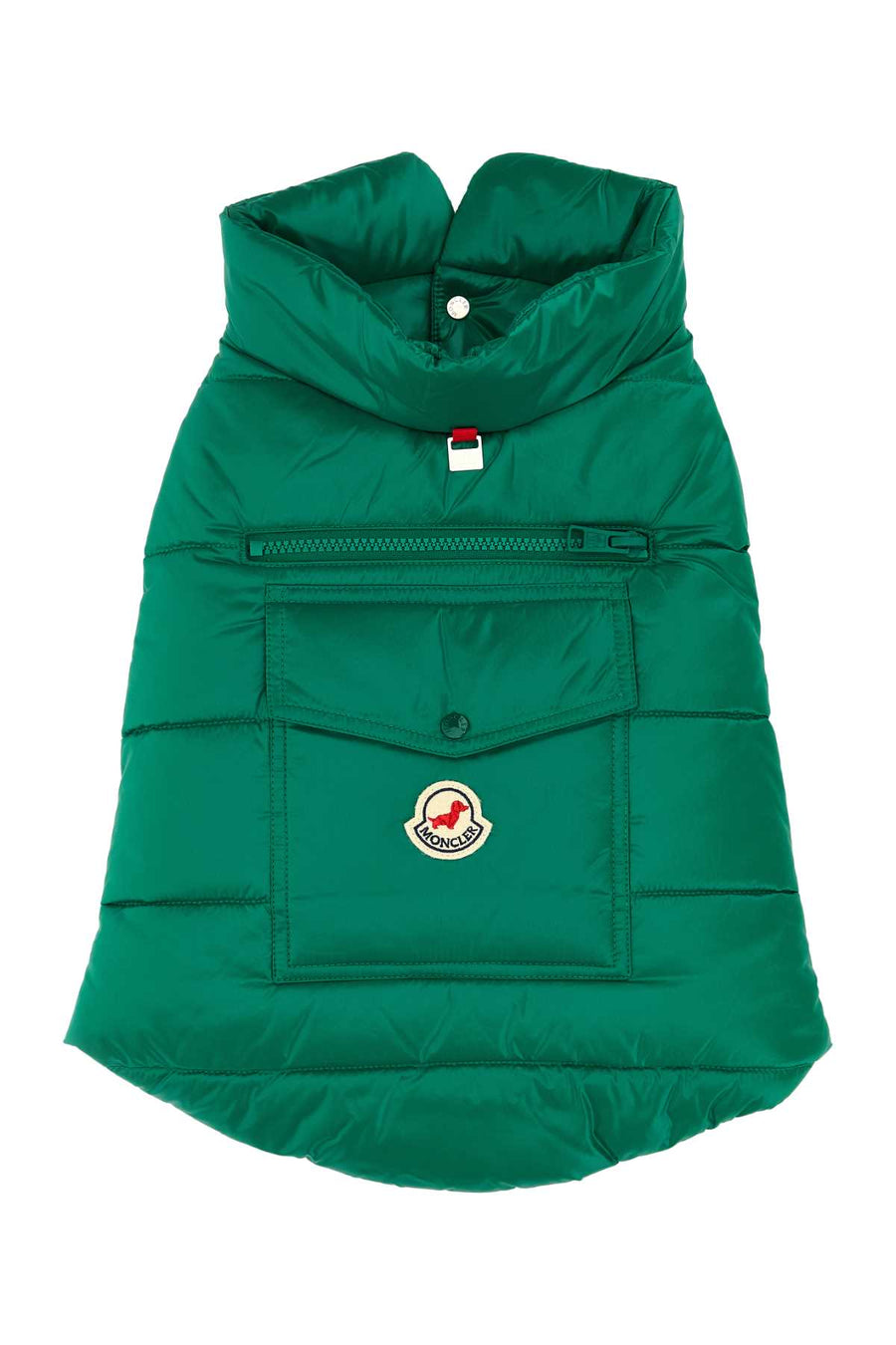 Moncler Vest Exterior: 100% Nylon down jacket in green