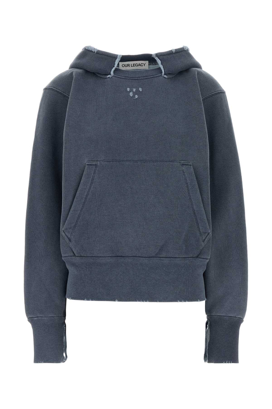 Our Legacy Hoodie 100% Cotton sweatshirt in blue