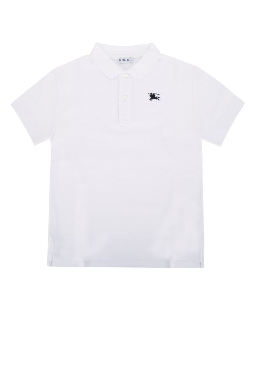Burberry Jr Johane 100% Cotton polo in white