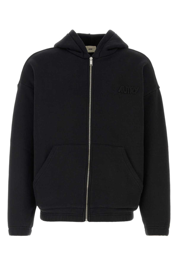 Autry 100% Cotton hoodie in black