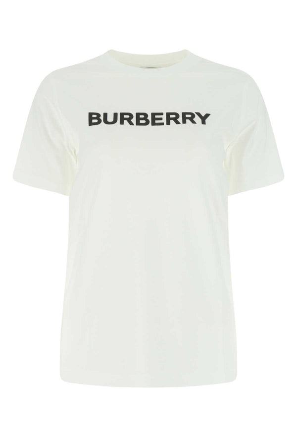 Burberry 100% cotton t-shirt in white