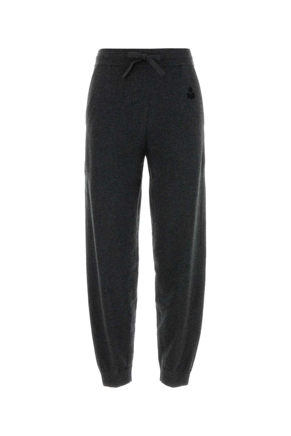 Isabel Marant Etoile 46% Cotton joggers in gray