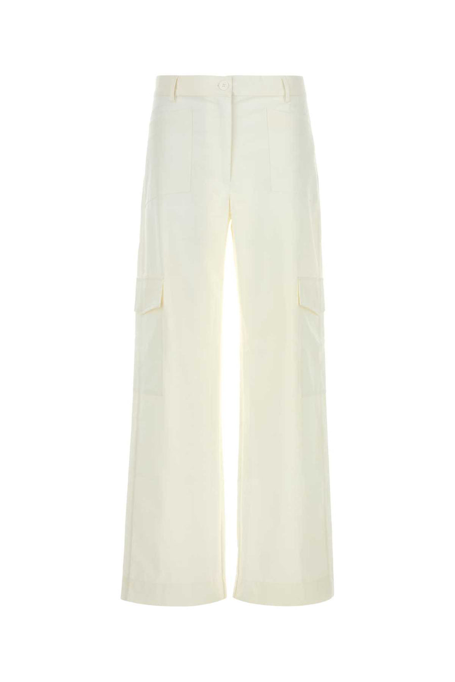 Gimaguas Trousers 63% Polyester cargo pants in white