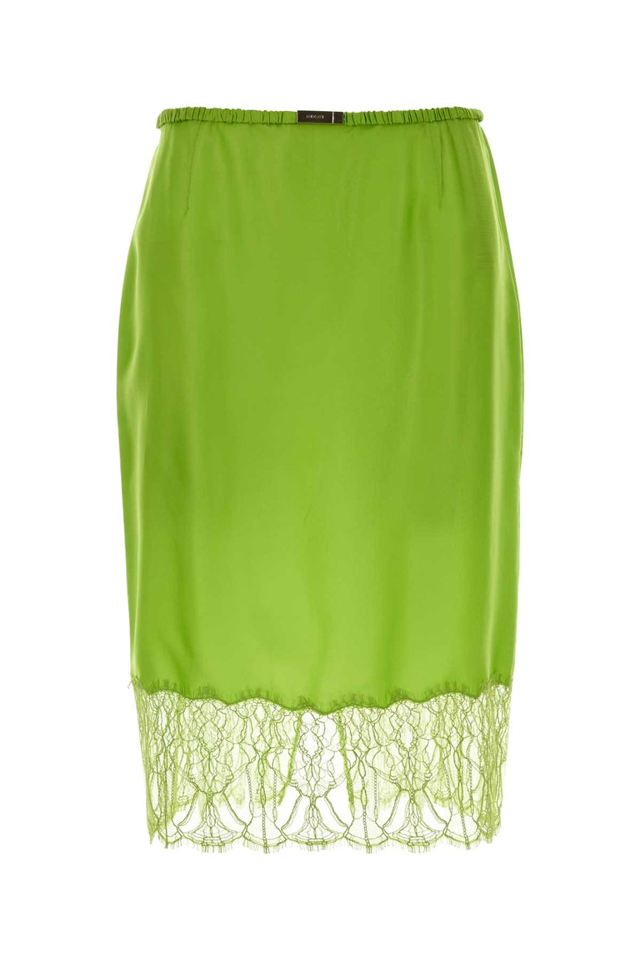 Gucci 50% Cupro skirt in green