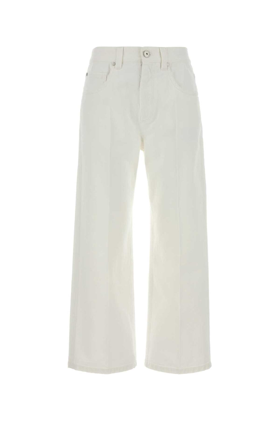 Brunello Cucinelli Tinto 100% Cotton jeans in white