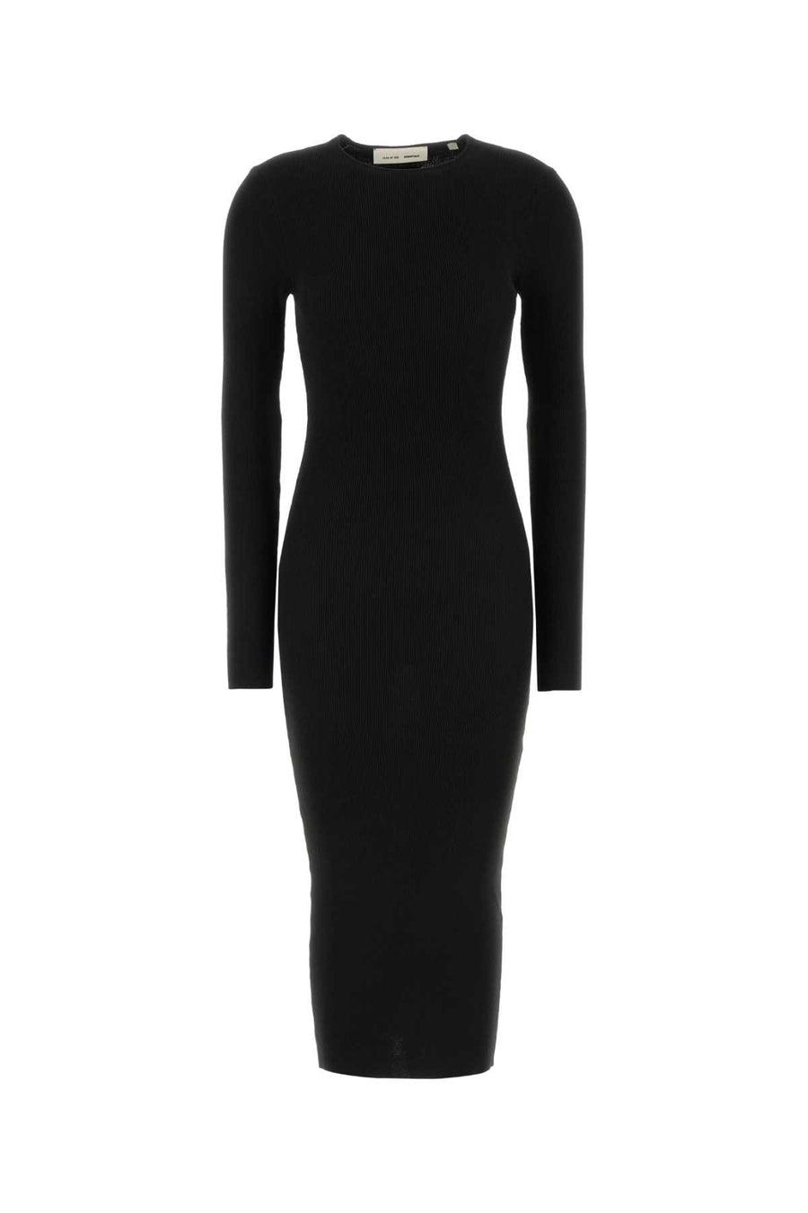 Fear Of God Essential Long 88% Polyester dress in black