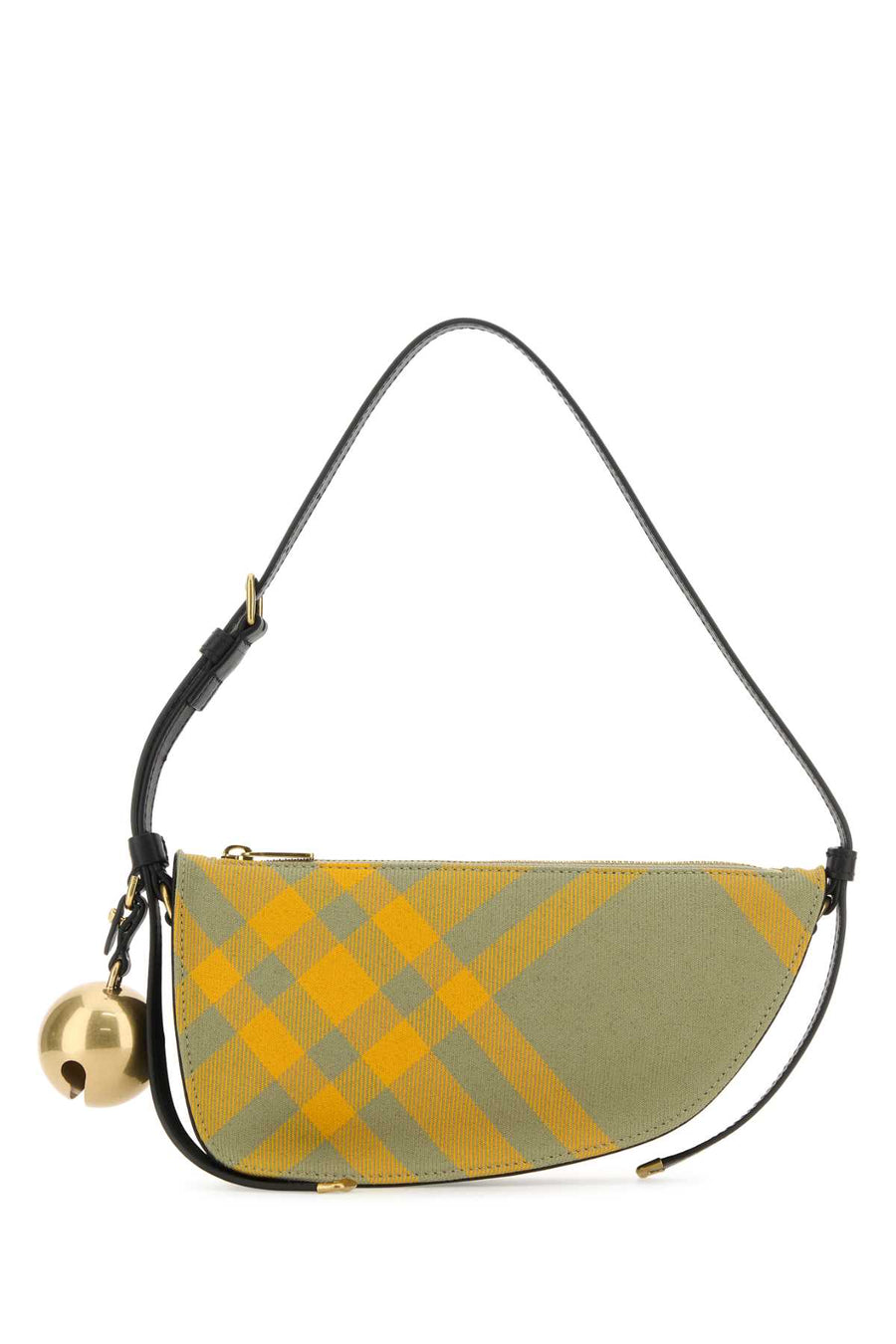 Burberry Exterior: 66% Polyester shoulder bag in yellow