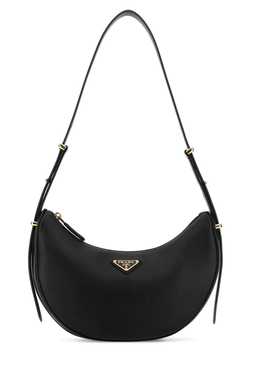 Prada Exterior: 100% Leather shoulder bag in black