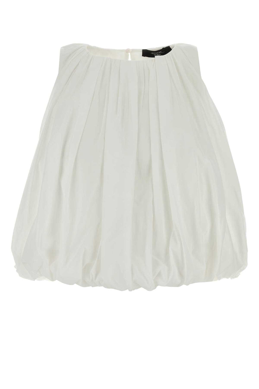 Weekend Exterior: 100% Cotton tank top in white