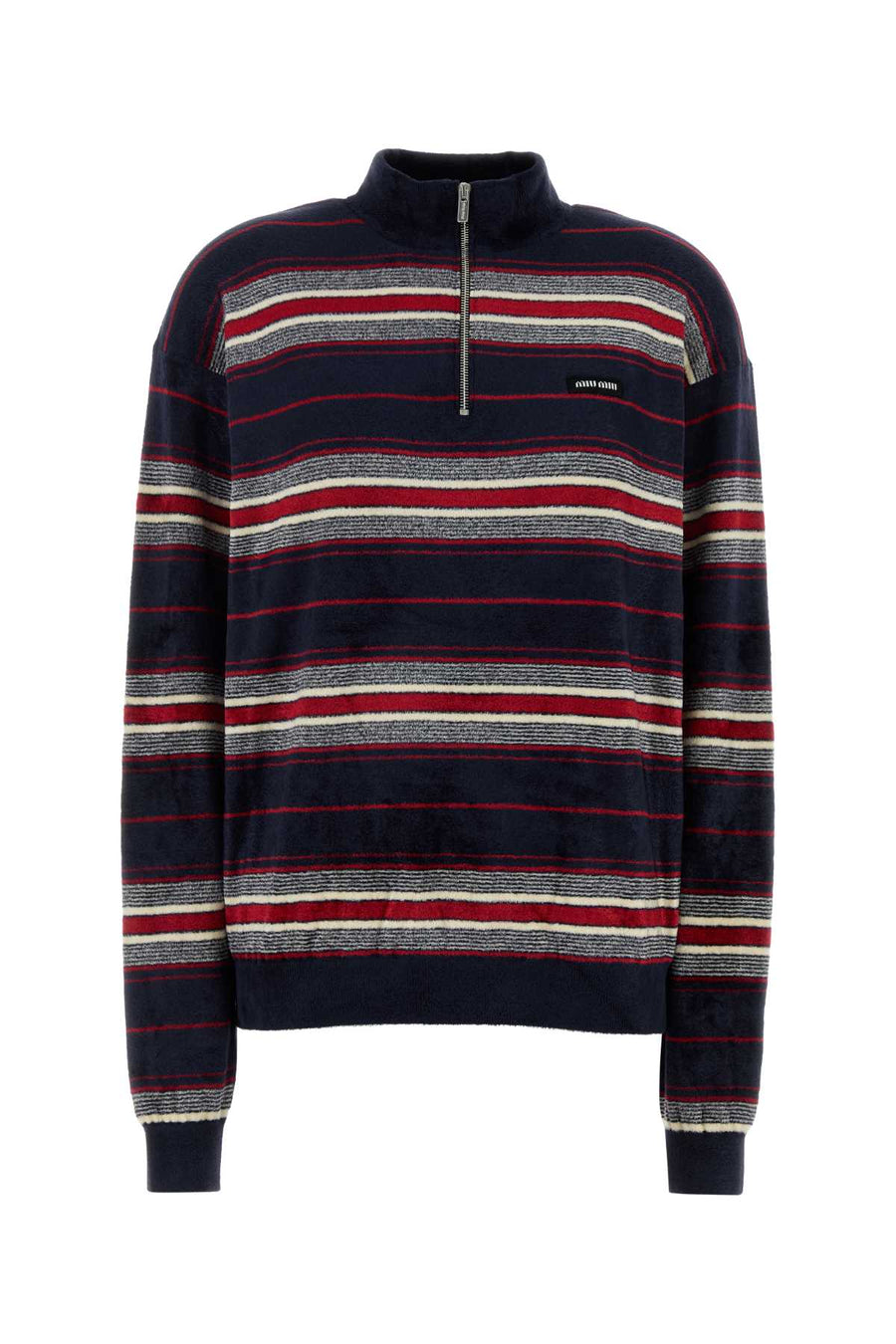 Miu Miu 63% Viscose sweater in navy