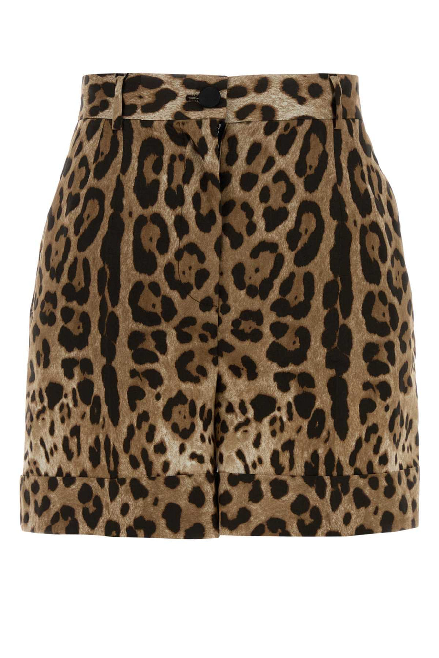Dolce & Gabbana 100% cotton bermuda shorts in beige