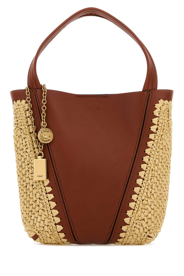 Chloé Chloé 100% viscose (main material bucket bag in brown