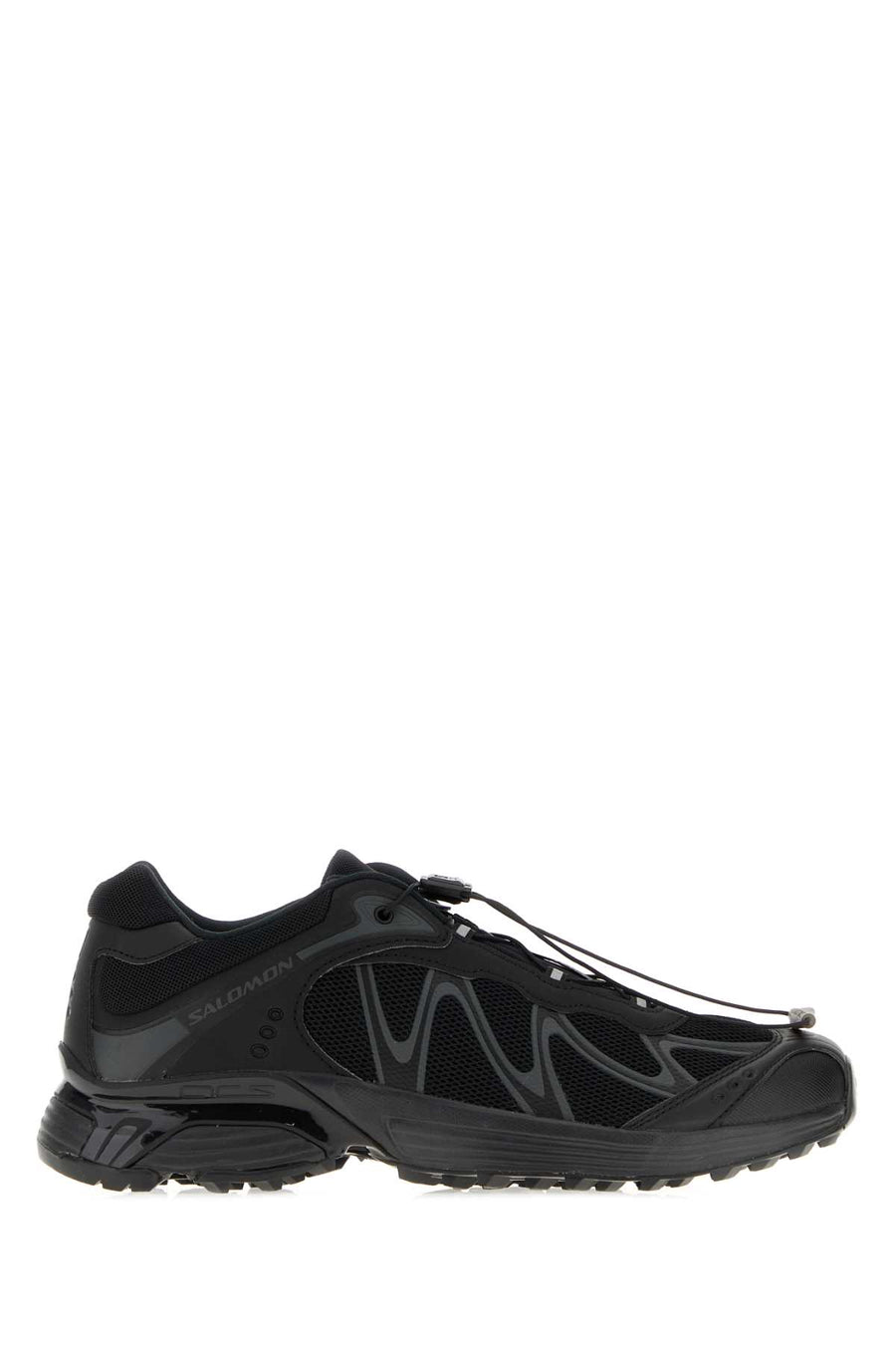 Salomon Exterior: 100% Fabric; Interior: 100% Fabric; Sole: Rubber sneakers in black