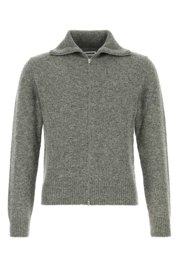 Jil Sander 97% Wool sweater in gray
