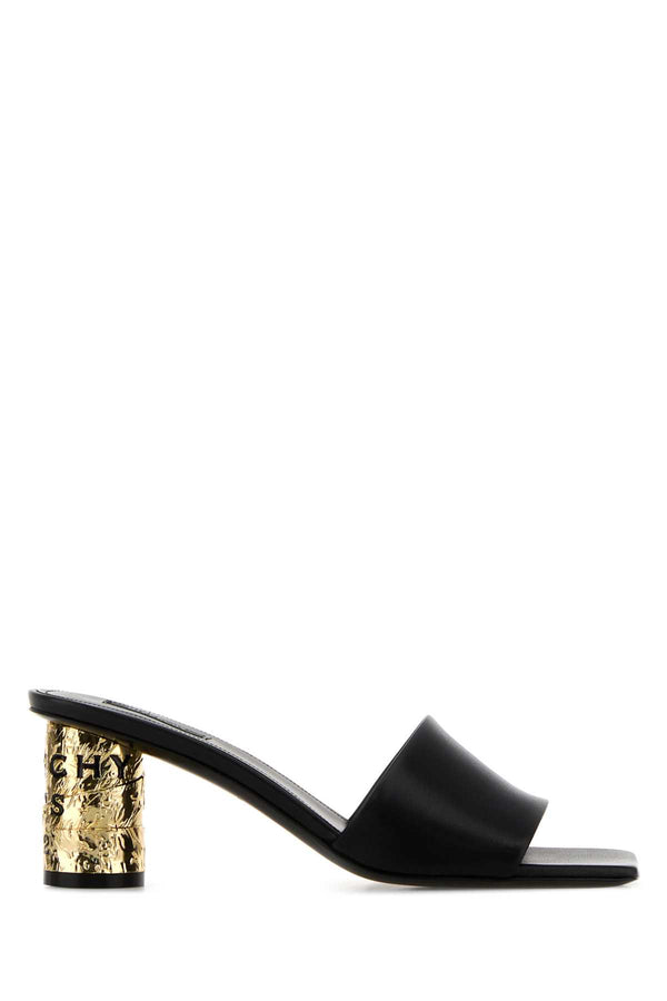 Givenchy Exterior: 100% Calf slide sandal in black