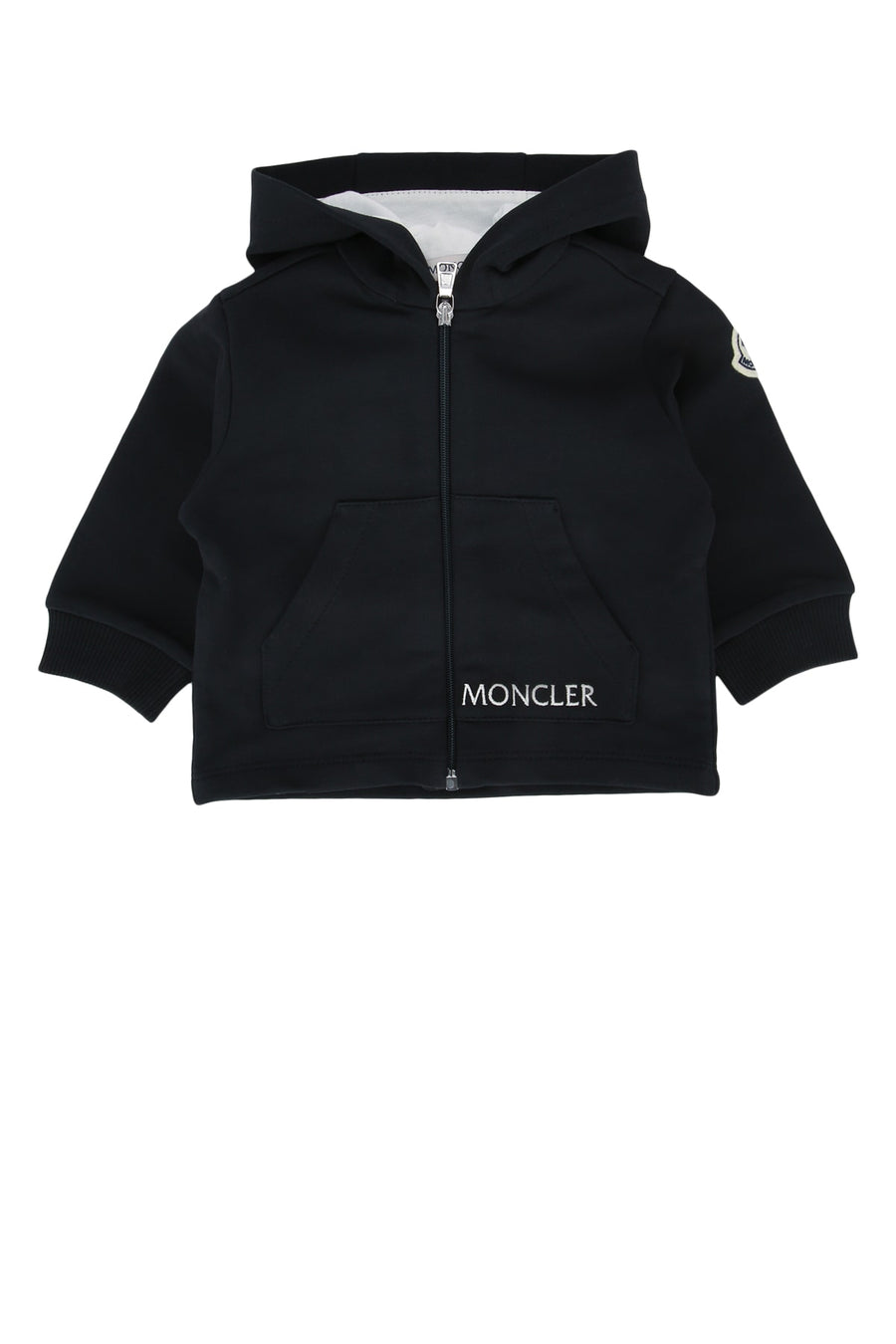 Moncler Jr Clothing 95% Cotton sweatshirt in black