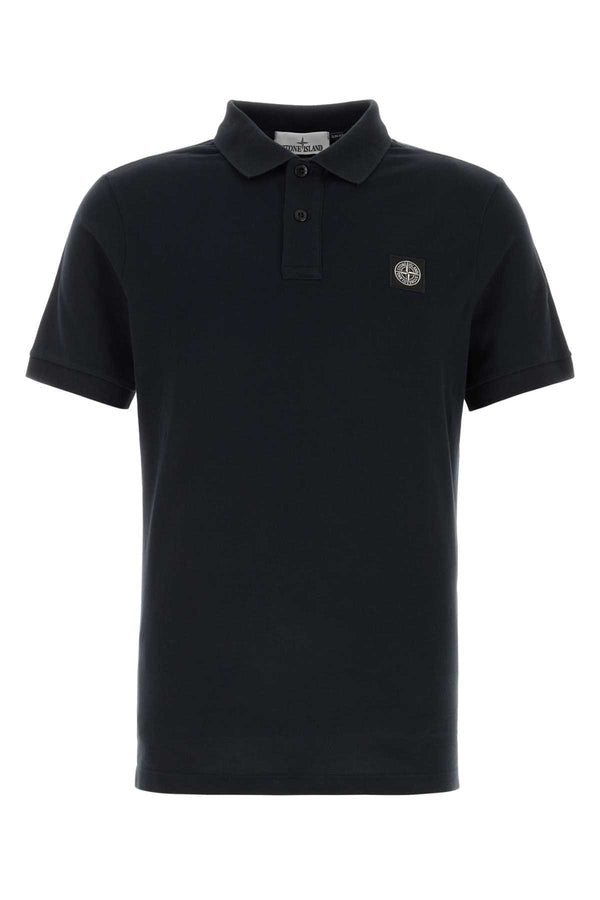 Stone Island Polo 95% Cotton polo shirt in navy