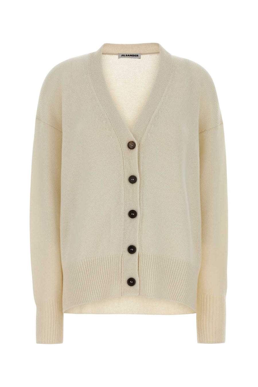 Jil Sander 100% Cashmere cardigan in beige