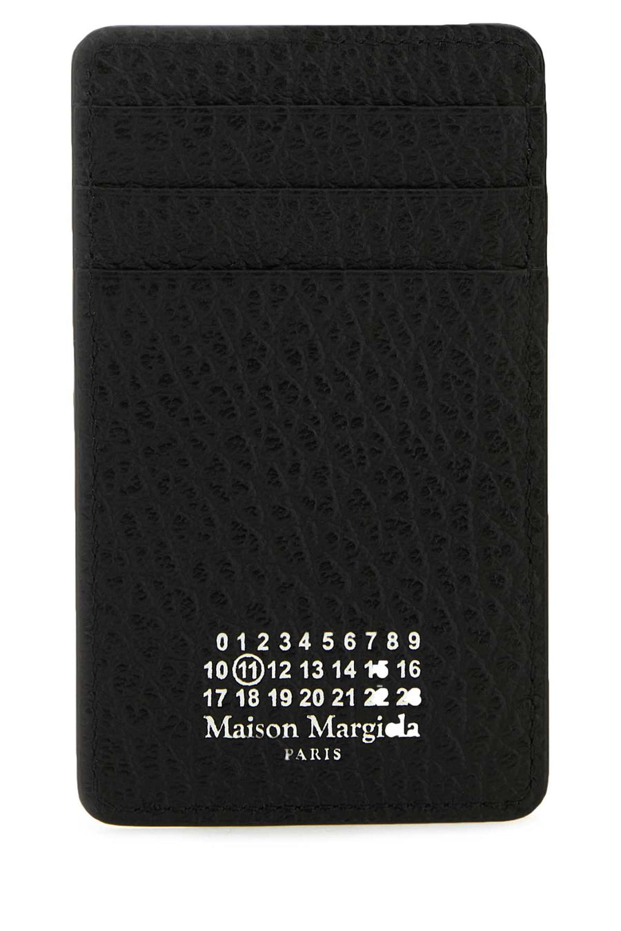 Maison Margiela Card 100% Leather card case in black