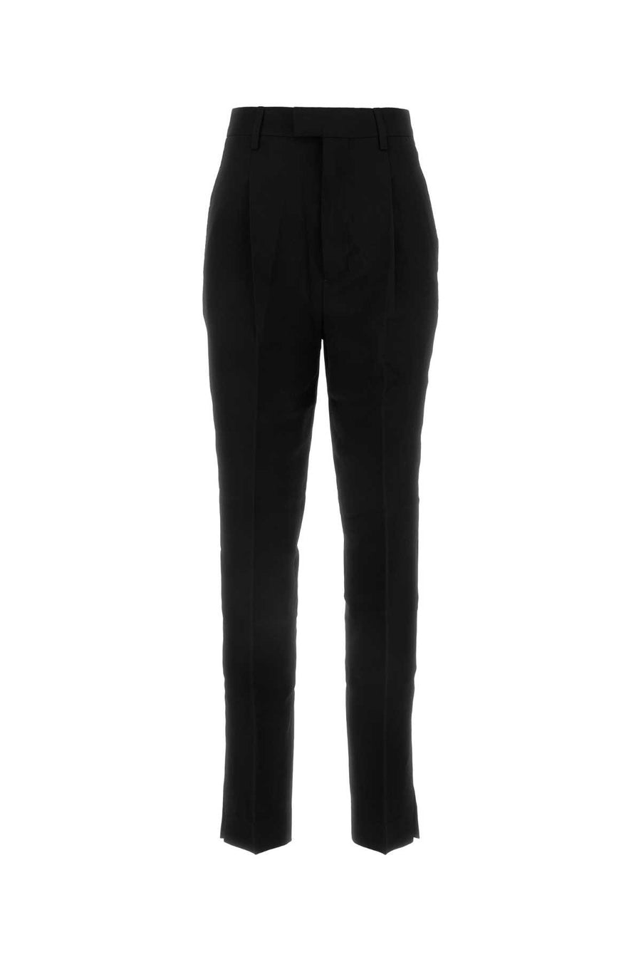 AMI Paris 100% Virgin wool trousers in black
