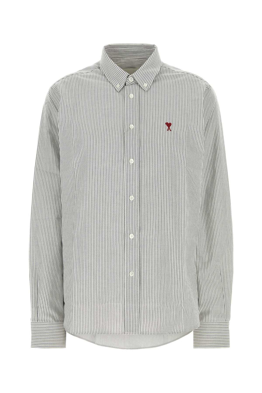 AMI Paris 100% Cotton shirt in gray