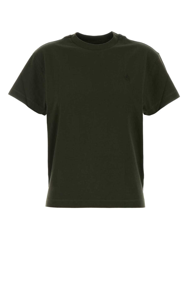 Jil Sander 100% Cotton t-shirt in green