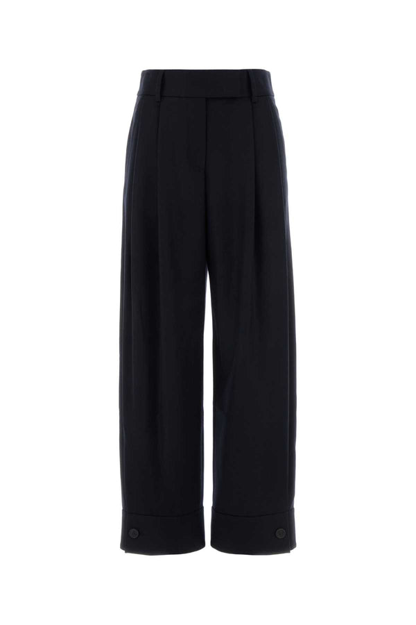 Giorgio Armani X Alanui 100% Virgin wool trousers in black