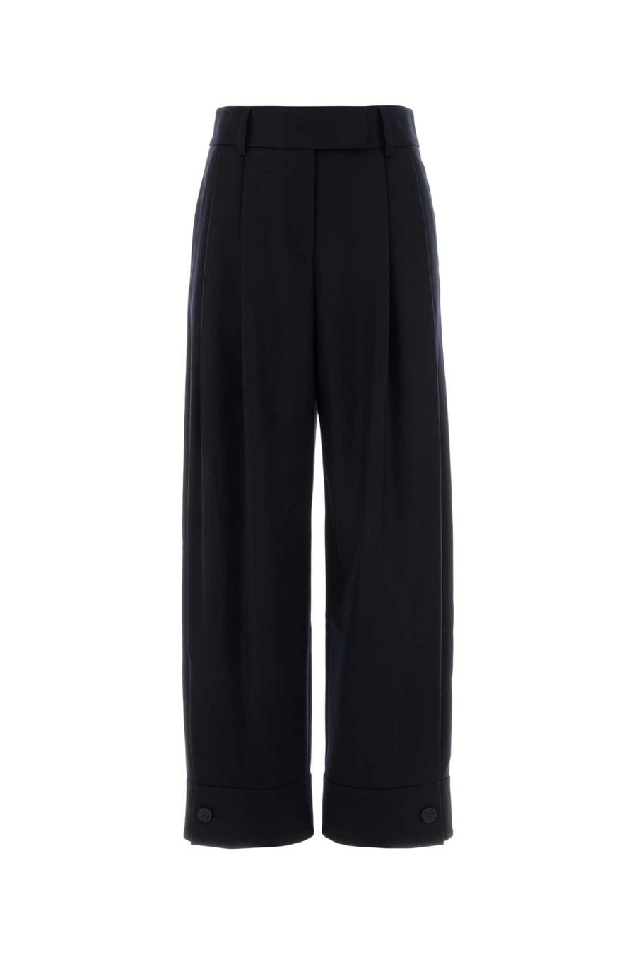 Giorgio Armani X Alanui 100% Virgin wool trousers in black
