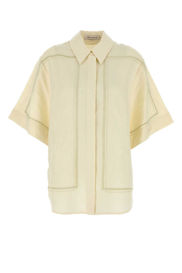 Camilla And Marc Shirt 53% Linen 47% Viscose shirt in white
