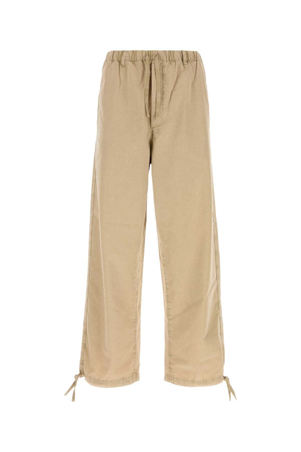 Ferragamo 94% Cotton trousers in beige