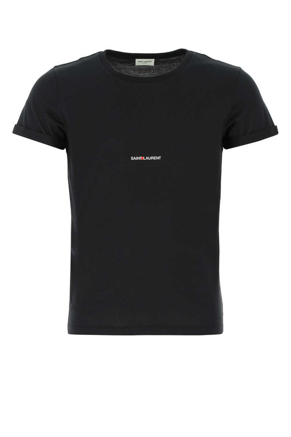Saint Laurent 100% Cotton t-shirt in black