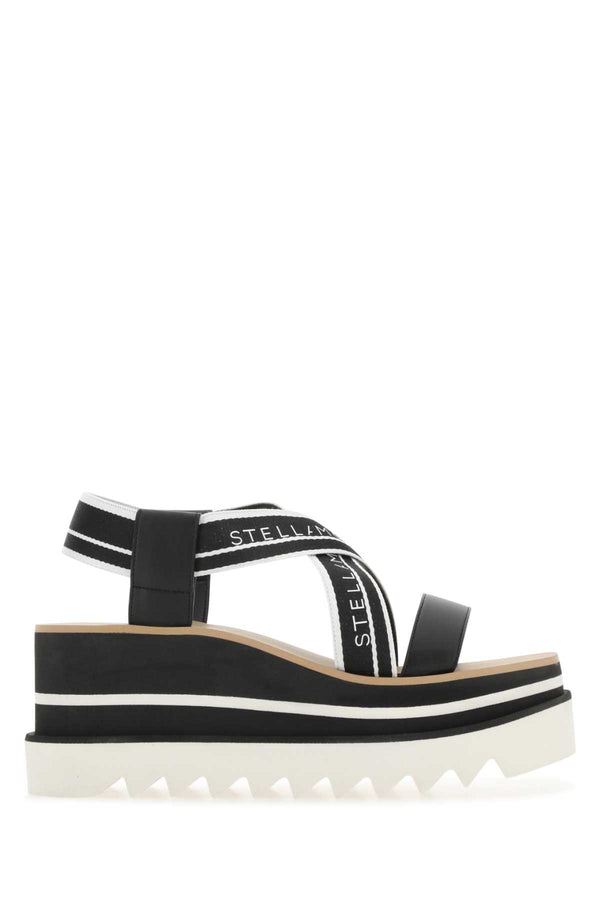 Stella McCartney Exterior: 97% Recycled polyester sandals in black