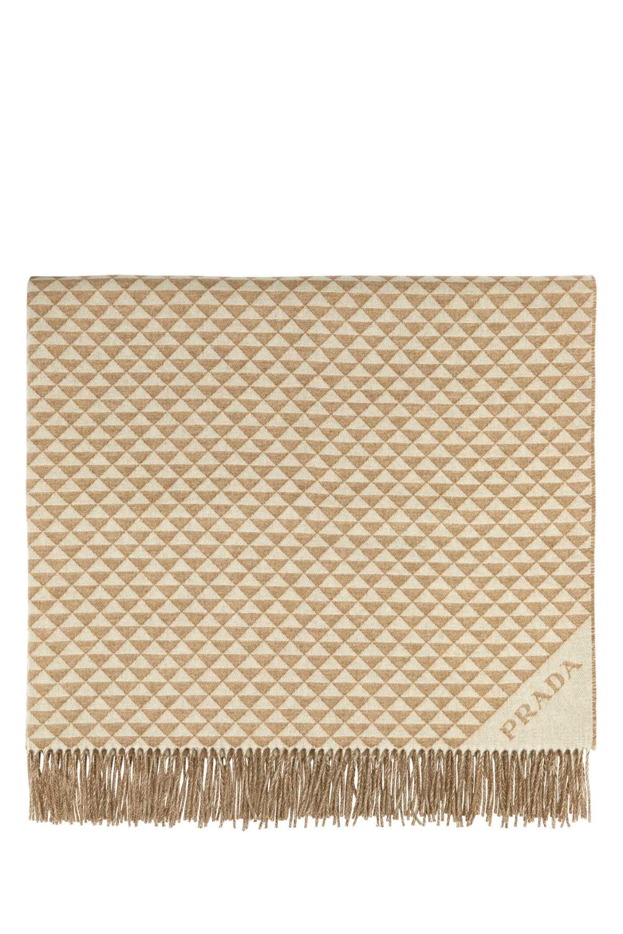 Prada 90% Wool shawl in beige