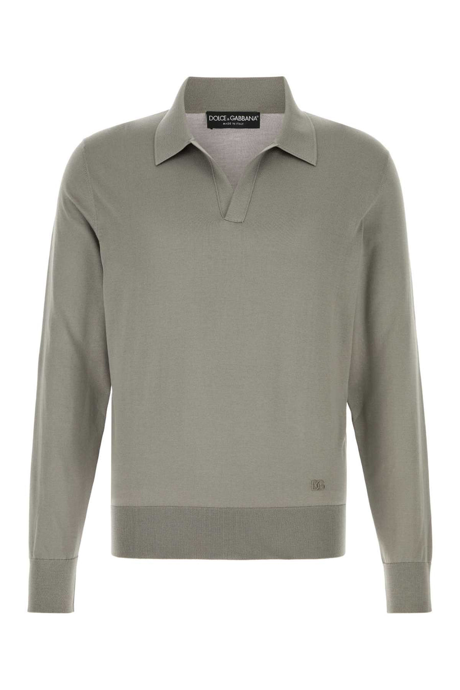 Dolce & Gabbana 100% Silk polo in beige