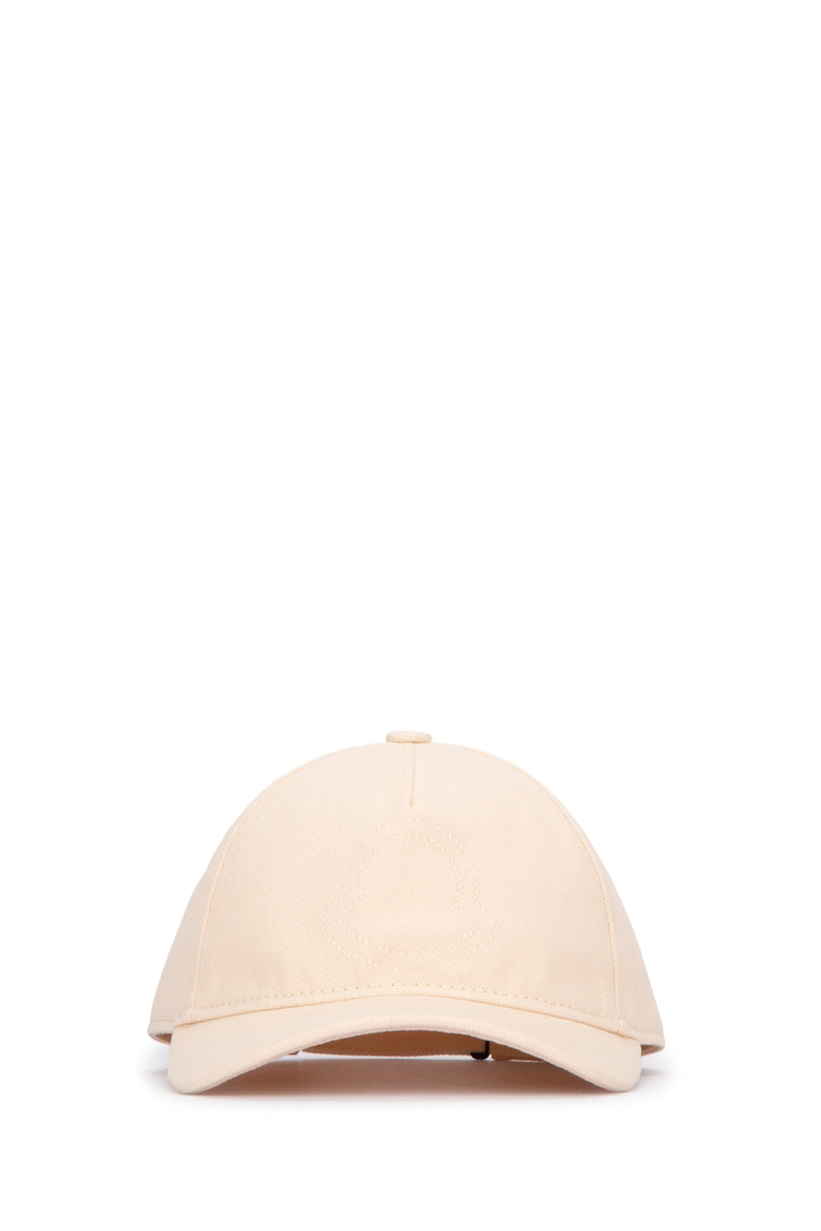 Moncler Jr CAPPELLO Cotton baseball cap in beige